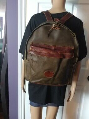 Roots Leather Backpack